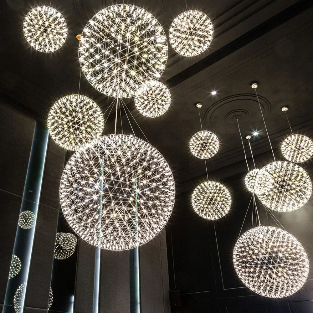 boule d'étincelle led pour décoration de fête restaurant - vue 6 sur 6