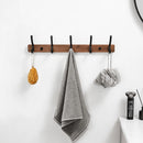crochet mural en bois pour rangement et décoration intérieure