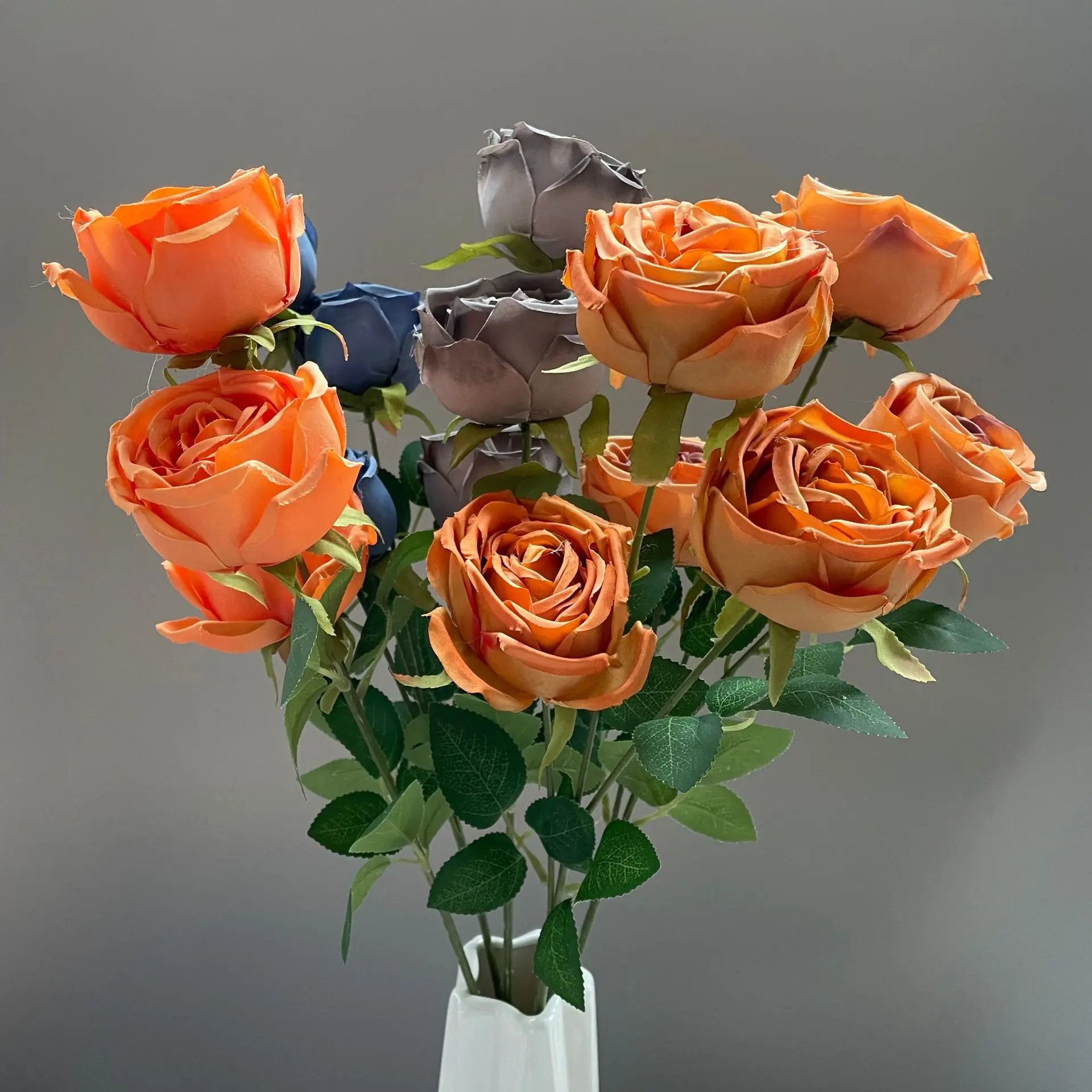 3 Heads Simulation Rose Branch Realistic Rose Bouquet For Weddings, Birthdays, And More For Floral Arrangements And Home Decor