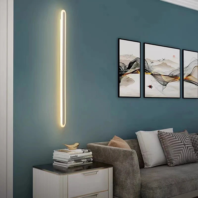 applique murale led décorative en aluminium acrylique pour diverses utilisations