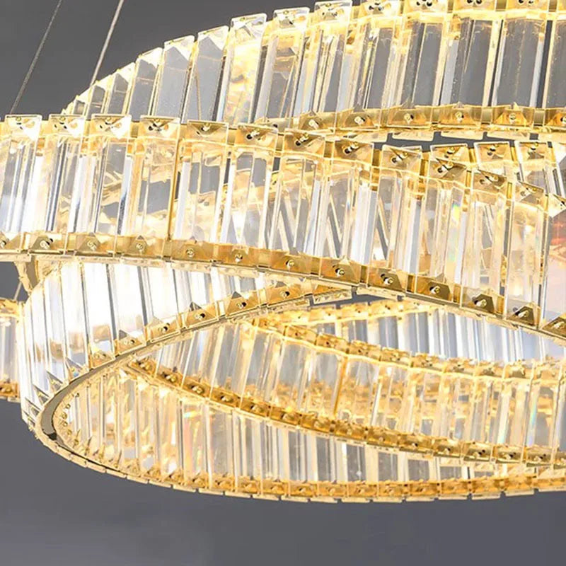 Lustre en cristal de décoration de maison moderne - vue 7 sur 9