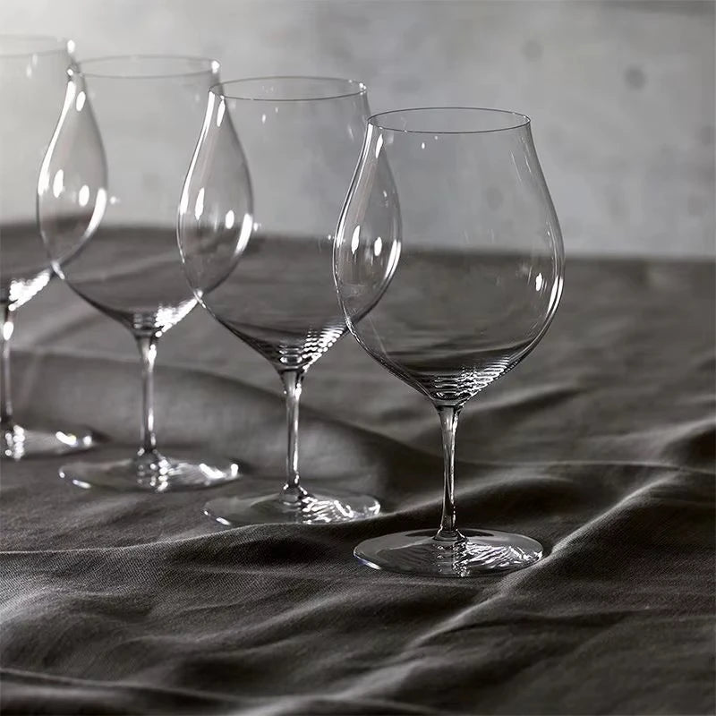 Verre vin japonais tulipe cristal ultra fin 430ml - vue 4 sur 6