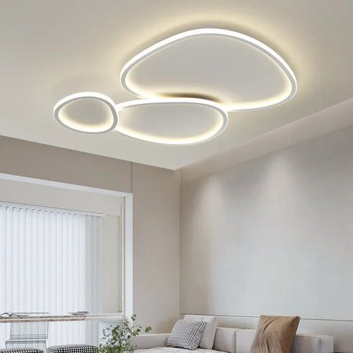 Modern minimalist LED ceiling light for indoor decoration - vue 6 sur 10