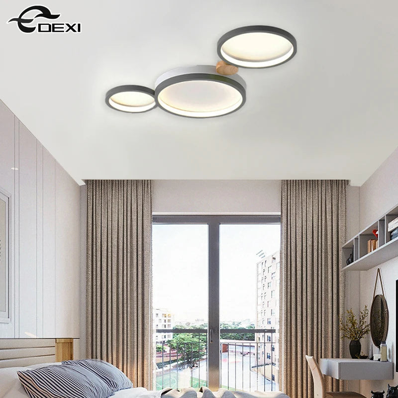 lustre nordique led pour salon café balcon vestiaire - vue 5 sur 25