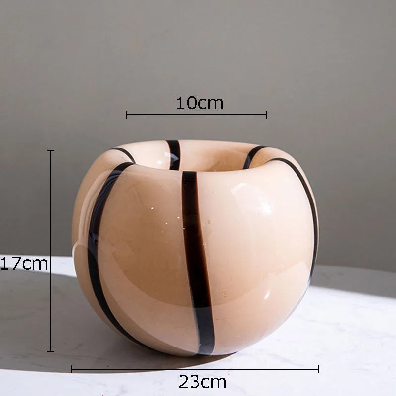 vase en verre créatif pour fleurs et arrangements modernes - vue 11 sur 14