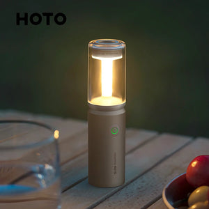 Rechargeable waterproof camping lamp with 3 modes