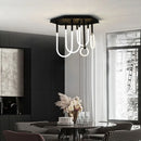 lustre style nordique ligne combinaison minimalisme moderne led dimmable