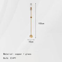 minimalist wall light for entrance hall