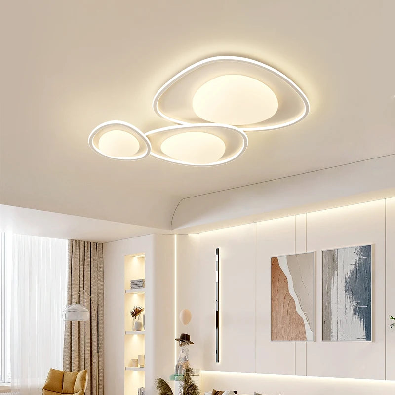 Modern minimalist LED ceiling light decorative indoor - vue 4 sur 9