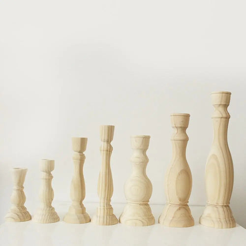chandeliers rustiques rétro en bois pour fête mariage et artisanat - vue 4 sur 9
