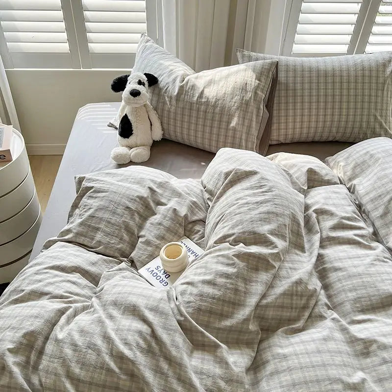 parure de lit nordique housse taies drap plat collection 2025