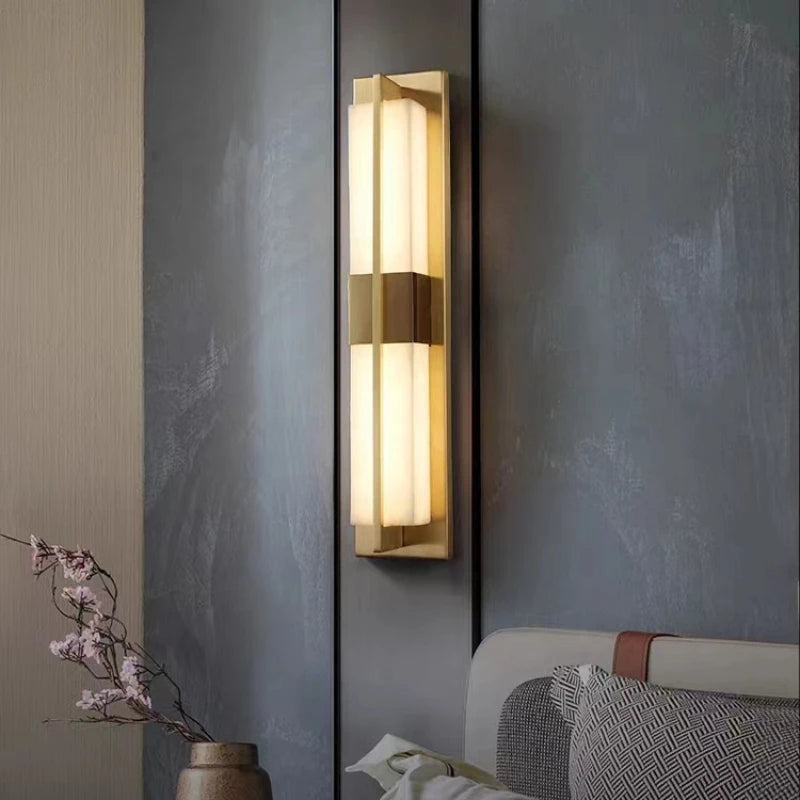 applique murale en marbre naturel design élégant pour intérieur moderne - vue 4 sur 8