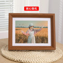 Minimalist wooden photo frame for interior decor and gifts