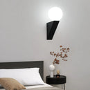applique murale moderne en verre pour intérieur avec éclairage led