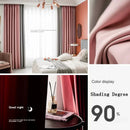 Rideau occultant moderne plissé pour chambre salon