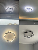Minimalist nordic geometric LED ceiling light