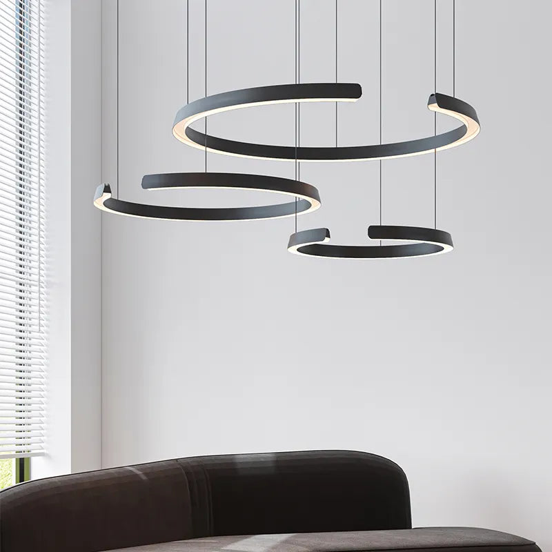 Suspension circulaire simple et moderne