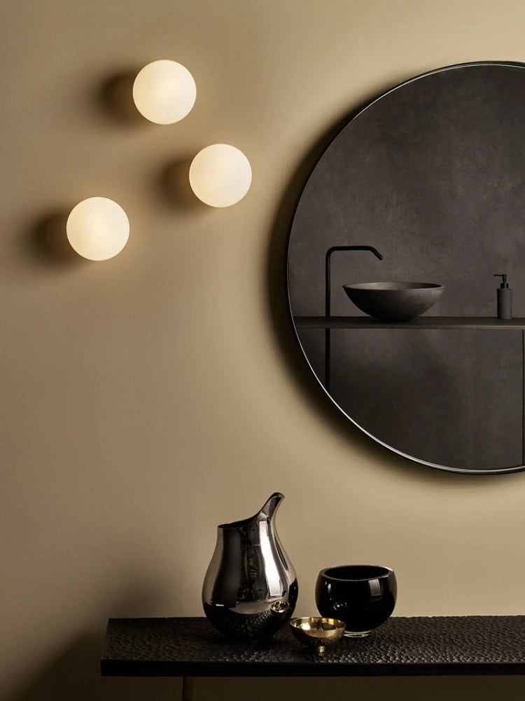 applique murale minimaliste en verre pour intérieur moderne - vue 4 sur 8