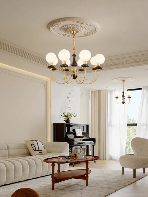 Vintage pendant light for an elegant and refined interior - vue 3 sur 9