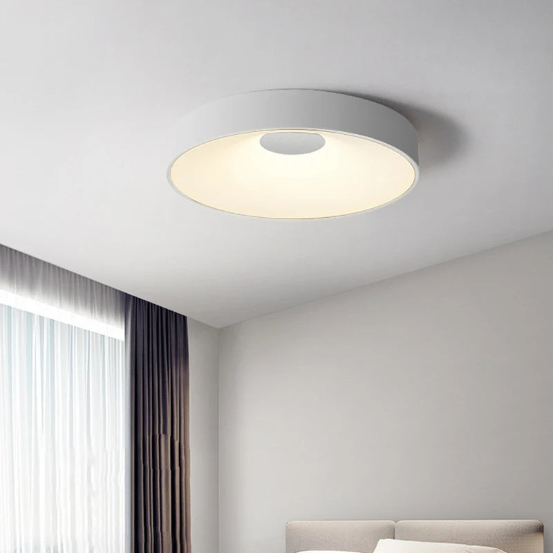 plafonnier led moderne minimaliste rond pour intérieur - vue 5 sur 10