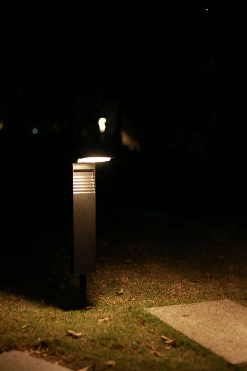 Lampe de jardin décoration extérieure lampe à gazon LED étanche pour cour voie paysage borne éclairage à énergie solaire - vue 10 sur 9