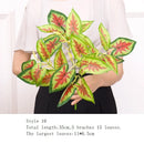 Artificial Grass Green Plants Wall Decor Accessories For Wedding,Plastic Monstera Fake Plants For Home Garden Bonsai Decoration