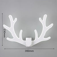 Applique murale tête de Cerf LED dessin animé