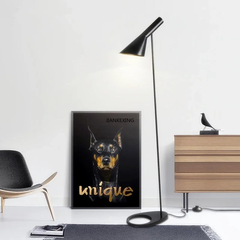 lampadaire led design arne jacobsen pour décoration moderne - vue 7 sur 12