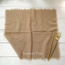 Serviette de table gaze de coton style vintage