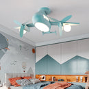 plafonnier moderne avec télécommande pour chambre d'enfant style nordique