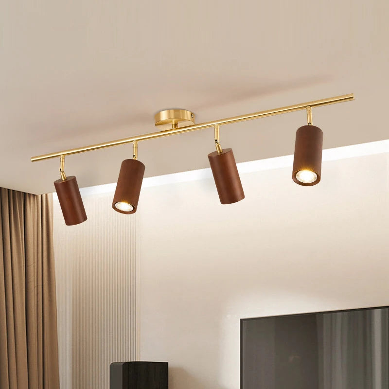spot de plafond réglable en bois pour hôtel et magasin - vue 2 sur 13