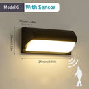 applique murale led extérieure avec détecteur de mouvement automatique