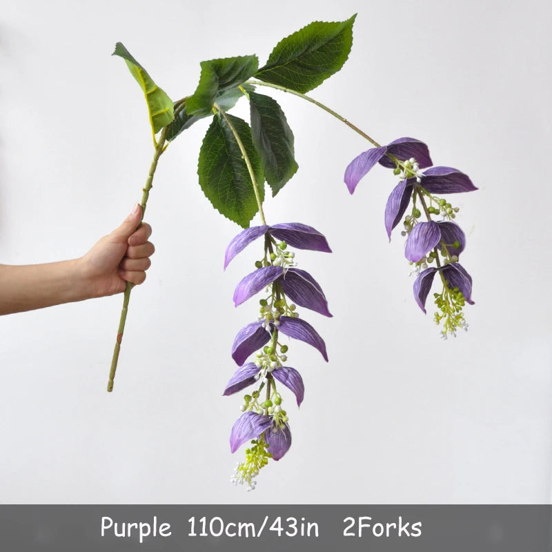 fleurs artificielles tropicales medinilla magnifica pour décoration intérieure - vue 7 sur 9