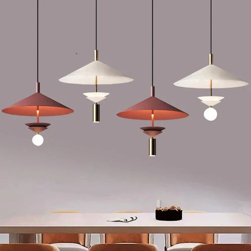 lustre moderne en métal design nordique pour éclairage intérieur - vue 7 sur 11