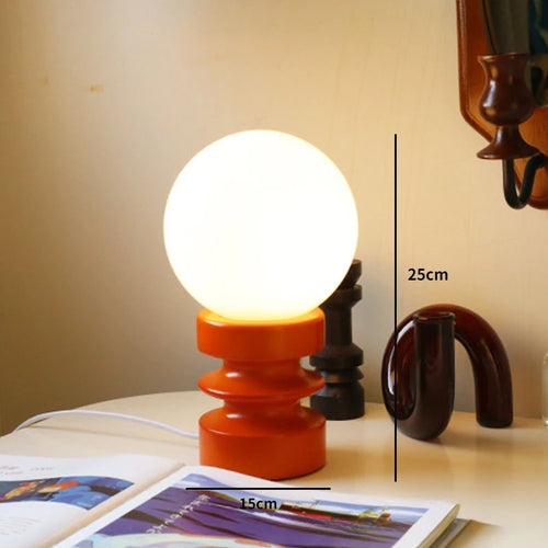 lampe à poser design en verre pour une ambiance chaleureuse - vue 10 sur 10