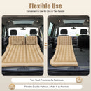 Inflatable Suv Car Mattress With Air Pump, Car Rear Seat Sleep Bed, Travel Tent (Beige)