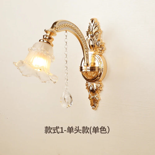 applique murale design nordique en cristal à led pour intérieur - vue 8 sur 10