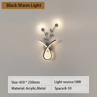 Applique LED moderne simple chambre famille salon couloir balcon escalier