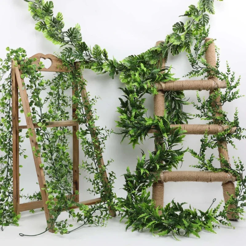guirlandes de vigne artificielles pour décorations mariage et DIY - vue 3 sur 16