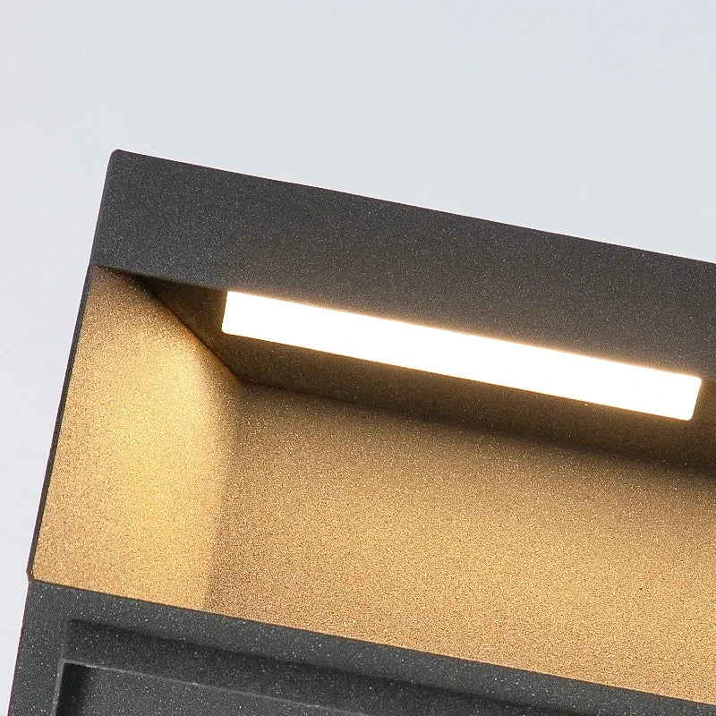 lampadaire extérieur étanche pour clôture et porte paysage - vue 5 sur 9