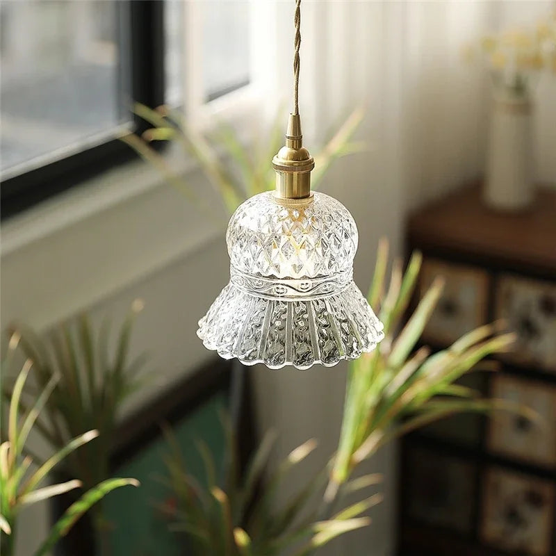 suspension en verre transparent pour éclairage moderne et élégant - vue 4 sur 9