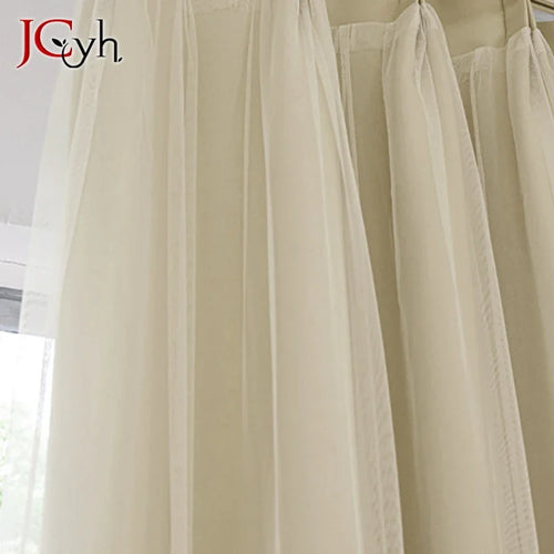 Rideau occultant court double couche style moderne carreaux - vue 5 sur 8