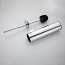 porte-brosse mural en acier inoxydable pour salle de bain
