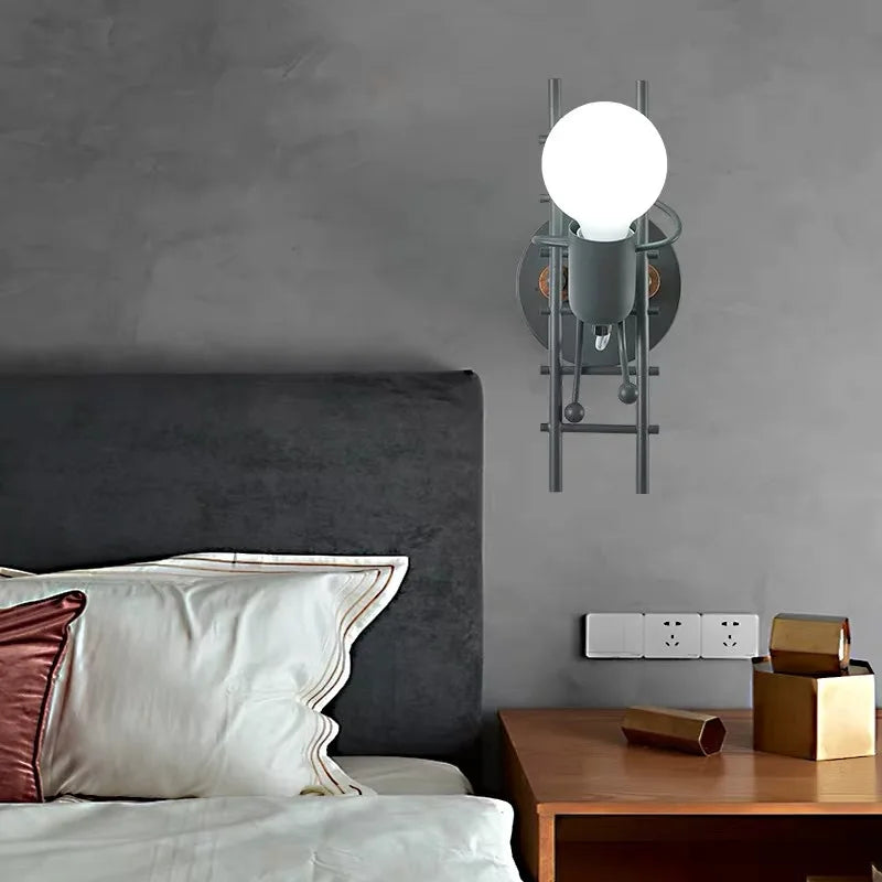 applique murale led g80 décoration nordique pour enfants - vue 6 sur 16