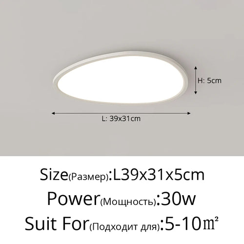 plafonnier minimaliste moderne à protection des yeux 2024