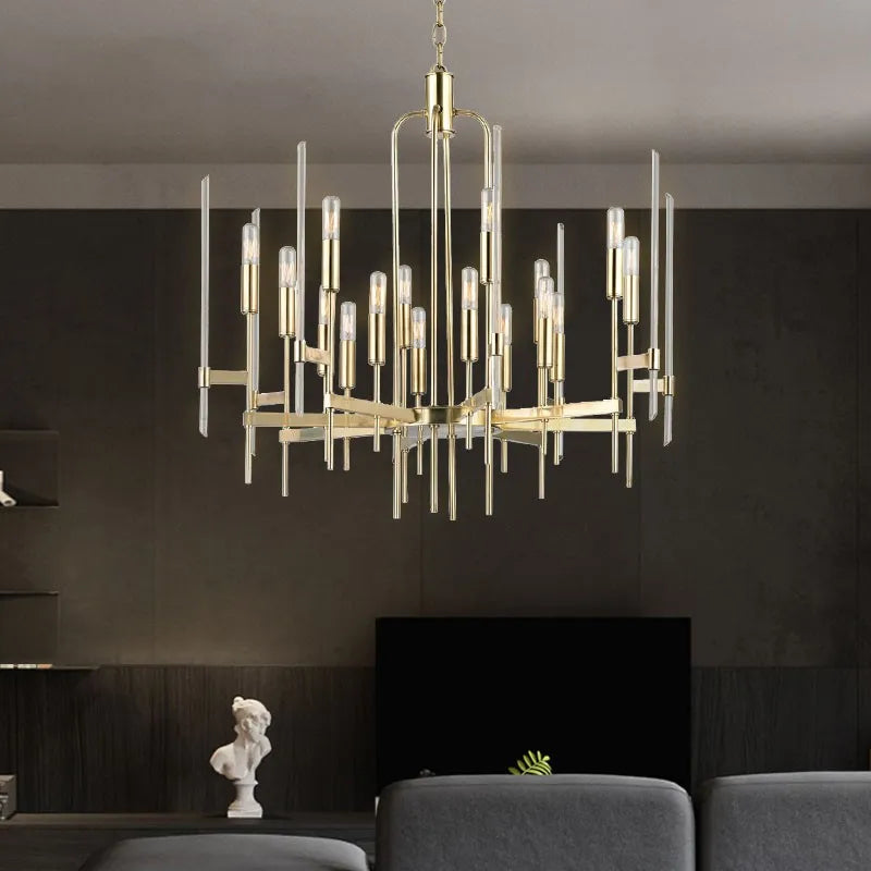 lustre de luxe post-moderne nordique pour restaurant et villa - vue 4 sur 8
