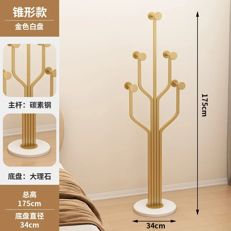 porte-manteau vertical créatif en fer forgé pour vêtements - vue 14 sur 14
