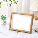 cadre photo en bois pour portraits famille mariage et voyage