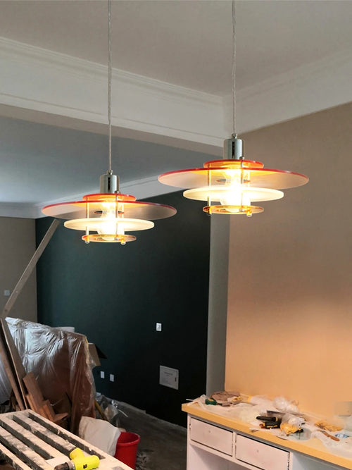 suspension à led en acrylique pour restaurants et magasins - vue 4 sur 9