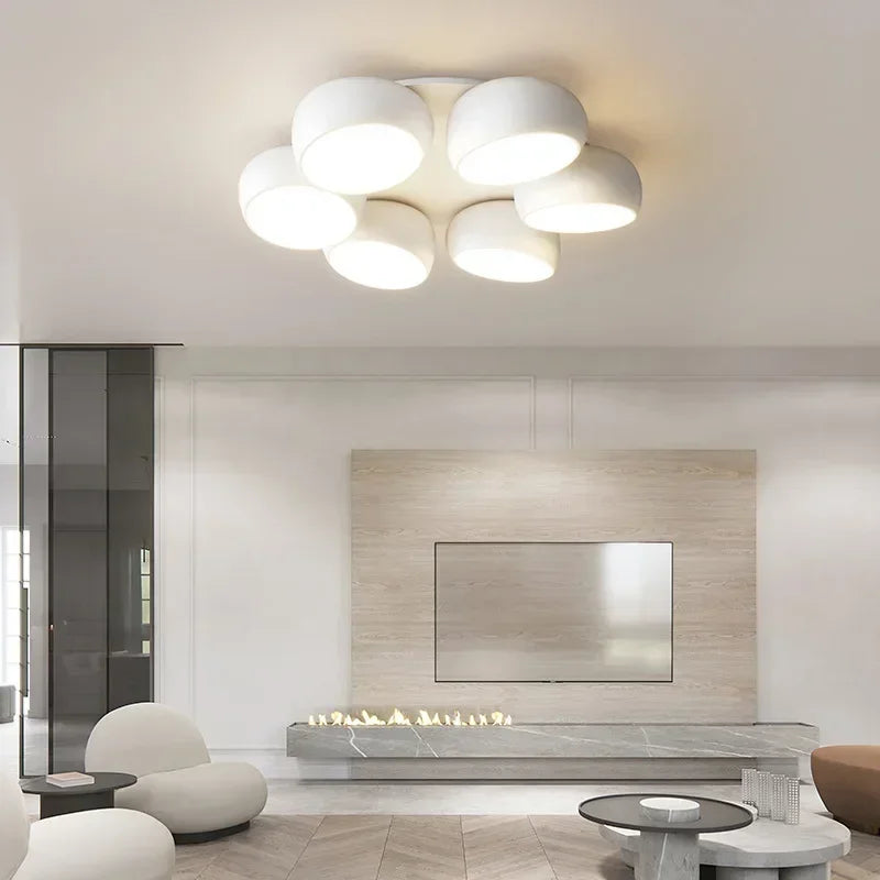 Plafonnier design led moderne pour décoration intérieure polyvalente - vue 3 sur 10